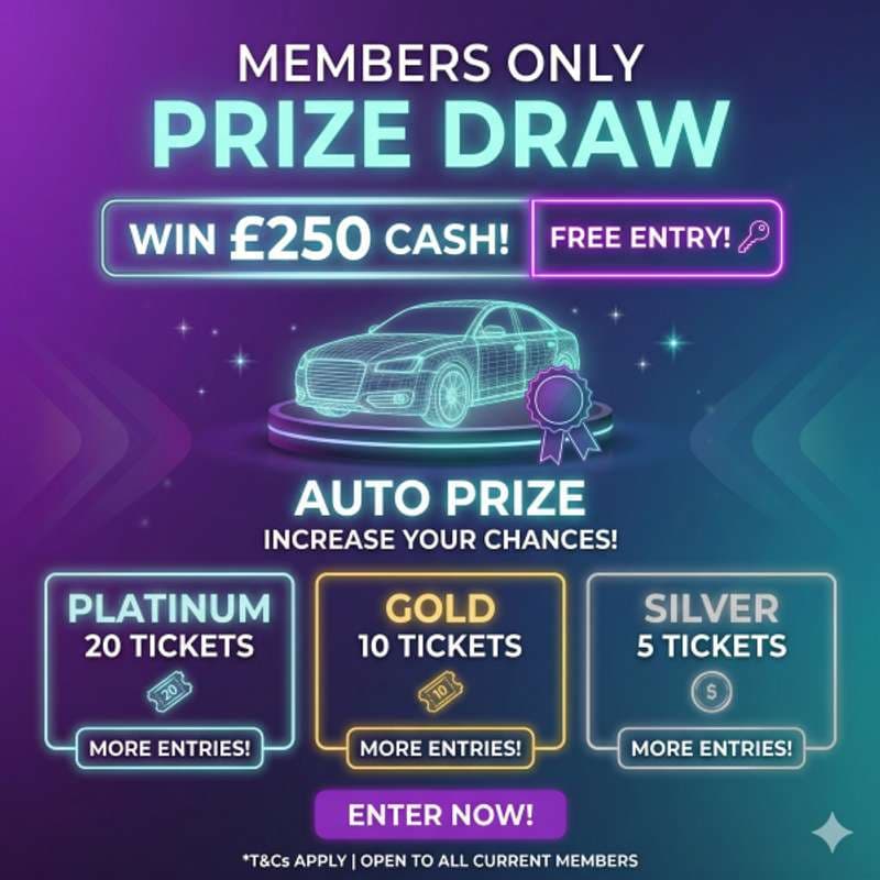 Members Only Prize Draw
