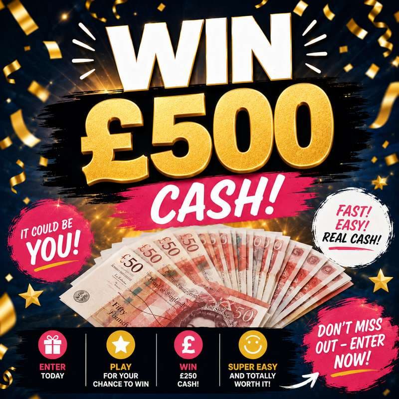 WIN £500 Tax Free Cash