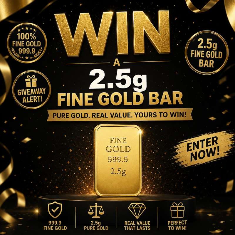 WIN 2.5g Gold Bar