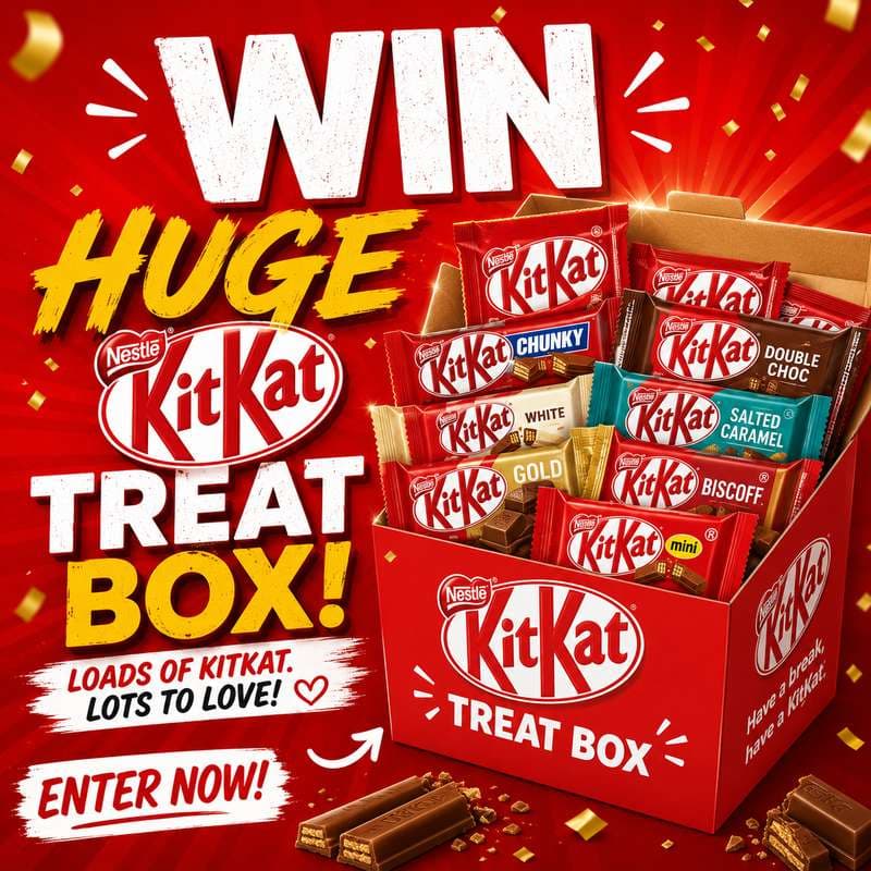 WIN Huge KitKat Treat Box